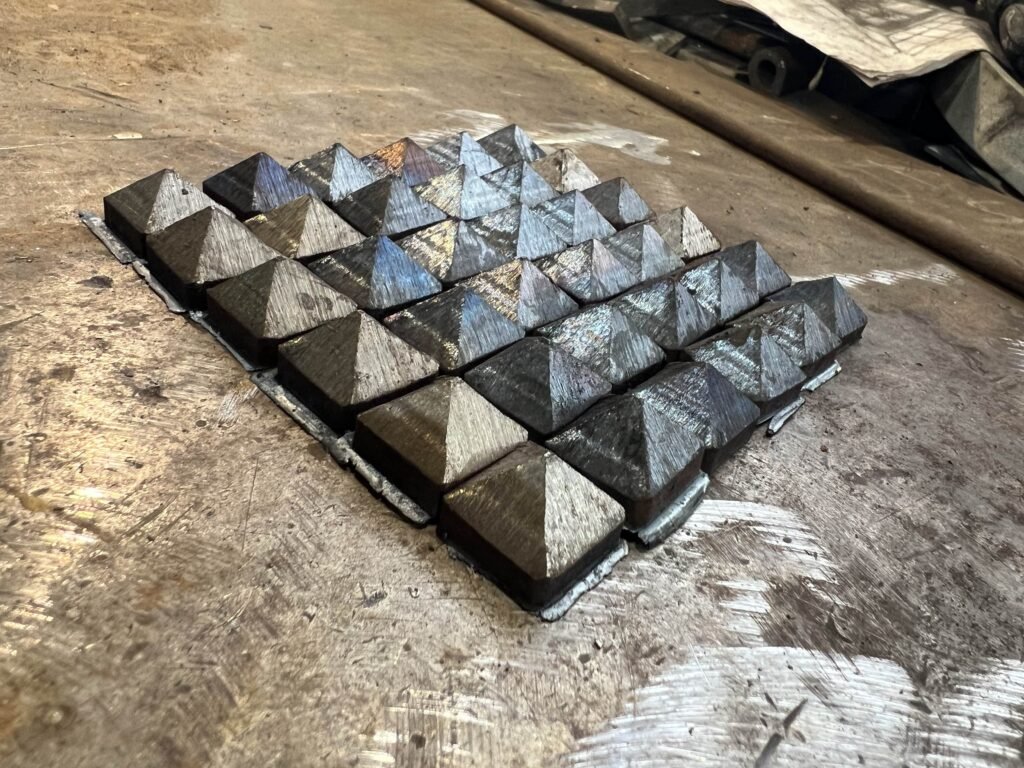 Punte di diamante decorative in ferro