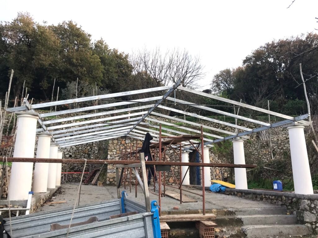 pergolato tetto